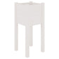 Plantenbakken 2 St 31X31X70 Cm Massief Grenenhout Wit