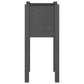 Plantenbakken 2 St 31X31X70 Cm Massief Grenenhout Grijs