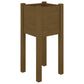 Plantenbak 31X31X70 Cm Massief Grenenhout Honingbruin