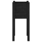 Plantenbakken 2 St 31X31X70 Cm Massief Grenenhout Zwart