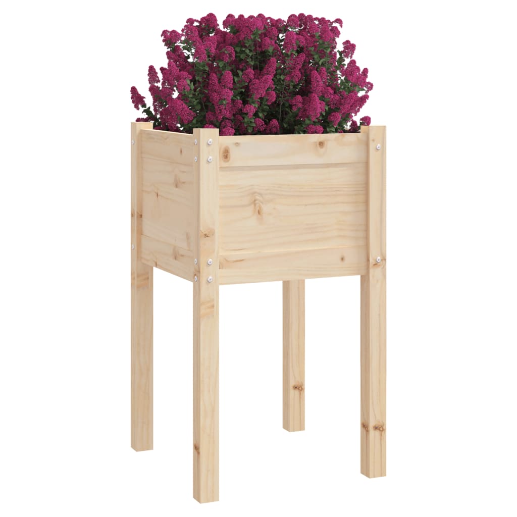 Plantenbakken 2 St 40X40X70 Cm Massief Grenenhout
