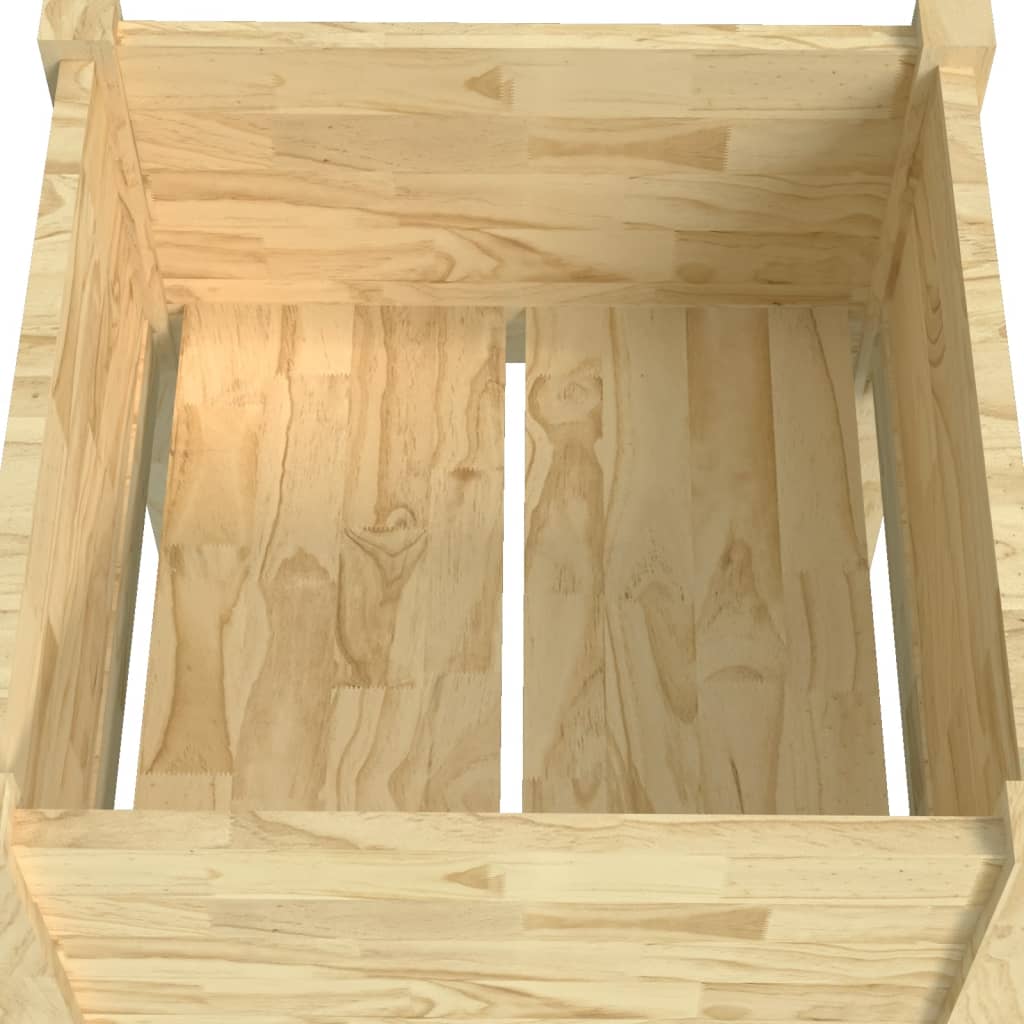 Plantenbakken 2 St 40X40X70 Cm Massief Grenenhout