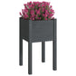 Plantenbak 40X40X70 Cm Massief Grenenhout Grijs