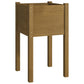 Plantenbak 40X40X70 Cm Massief Grenenhout Honingbruin