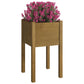 Plantenbak 40X40X70 Cm Massief Grenenhout Honingbruin