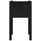 Plantenbak 40X40X70 Cm Massief Grenenhout Zwart