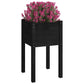 Plantenbakken 2 St 40X40X70 Cm Massief Grenenhout Zwart