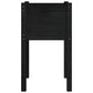 Plantenbakken 2 St 40X40X70 Cm Massief Grenenhout Zwart