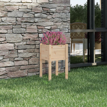 Plantenbak 50X50X70 Cm Massief Grenenhout