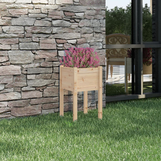 Plantenbak 50X50X70 Cm Massief Grenenhout