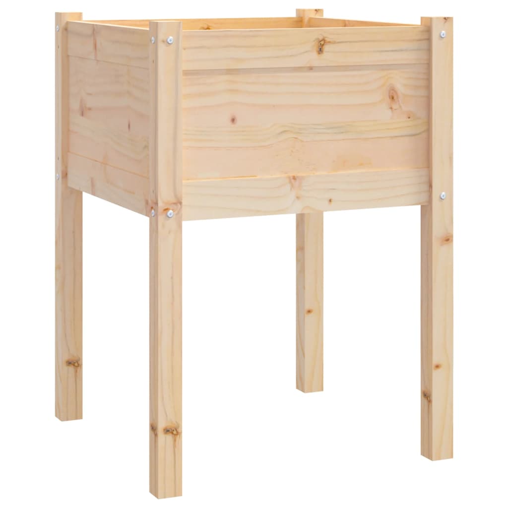 Plantenbakken 2 St 50X50X70 Cm Massief Grenenhout