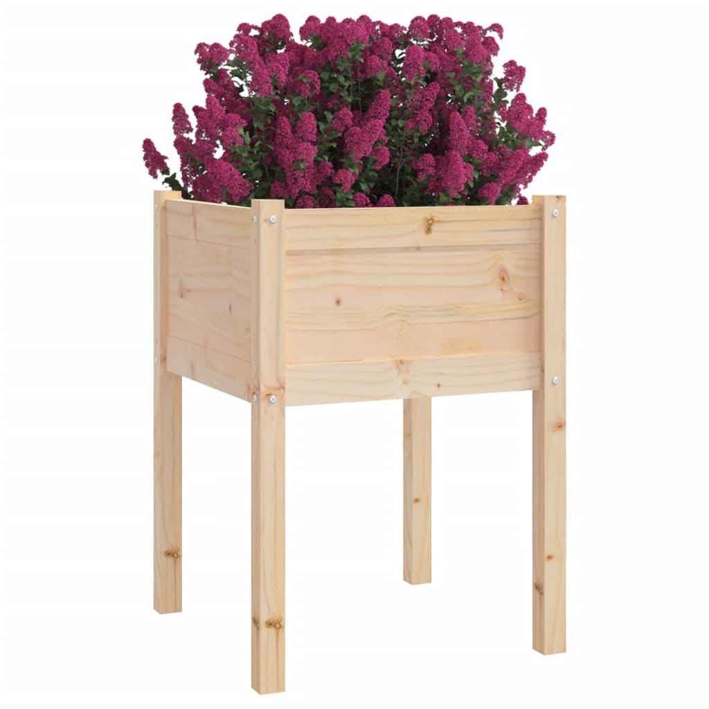 Plantenbakken 2 St 50X50X70 Cm Massief Grenenhout