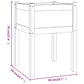 Plantenbakken 2 St 50X50X70 Cm Massief Grenenhout