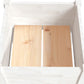 Plantenbak 50X50X70 Cm Massief Grenenhout Wit
