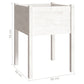 Plantenbak 50X50X70 Cm Massief Grenenhout Wit