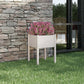 Plantenbak 50X50X70 Cm Massief Grenenhout Wit