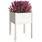 Plantenbakken 2 St 50X50X70 Cm Massief Grenenhout Wit