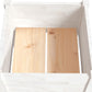 Plantenbakken 2 St 50X50X70 Cm Massief Grenenhout Wit