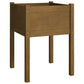Plantenbak 50X50X70 Cm Massief Grenenhout Honingbruin