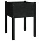 Plantenbak 50X50X70 Cm Massief Grenenhout Zwart