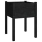 Plantenbakken 2 St 50X50X70 Cm Massief Grenenhout Zwart