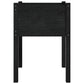 Plantenbakken 2 St 50X50X70 Cm Massief Grenenhout Zwart