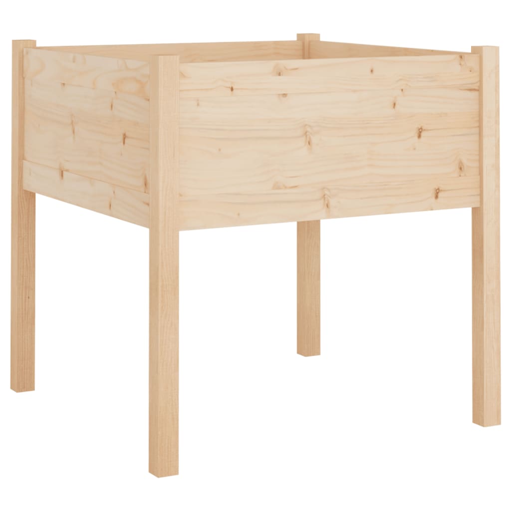 Plantenbakken 2 St 70X70X70 Cm Massief Grenenhout