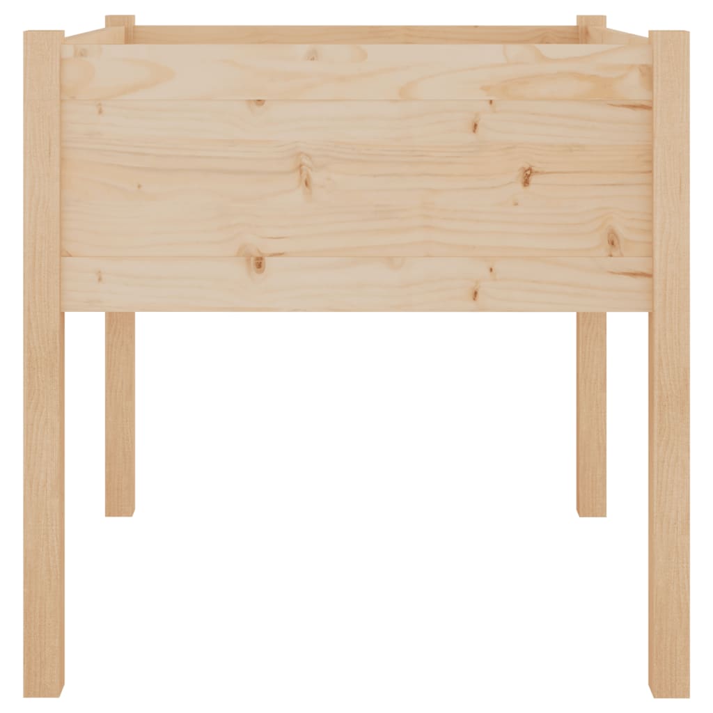Plantenbakken 2 St 70X70X70 Cm Massief Grenenhout