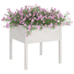 Plantenbakken 2 St 70X70X70 Cm Massief Grenenhout Wit