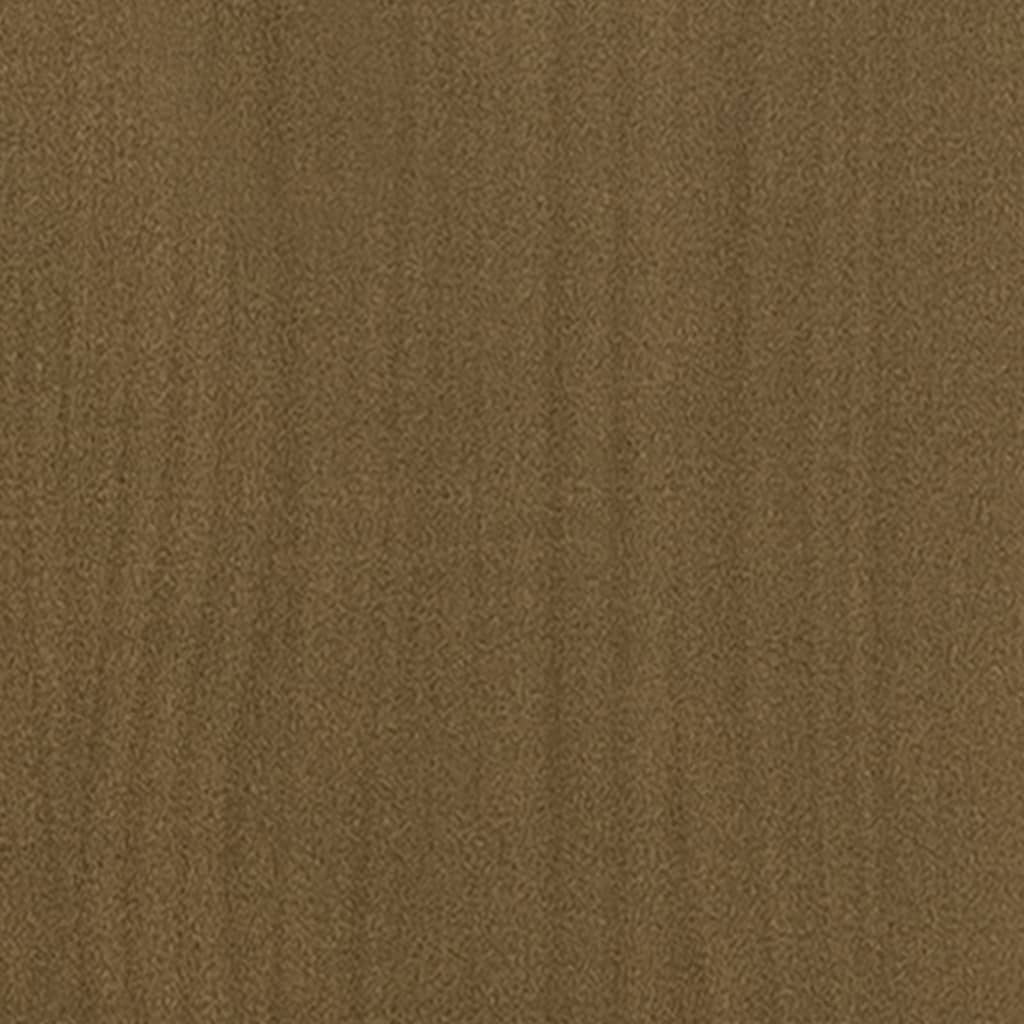 Plantenbakken 2 St 70X70X70 Cm Massief Grenenhout Honingbruin