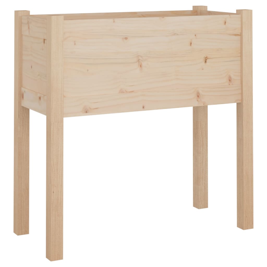 Plantenbak 70X31X70 Cm Massief Grenenhout