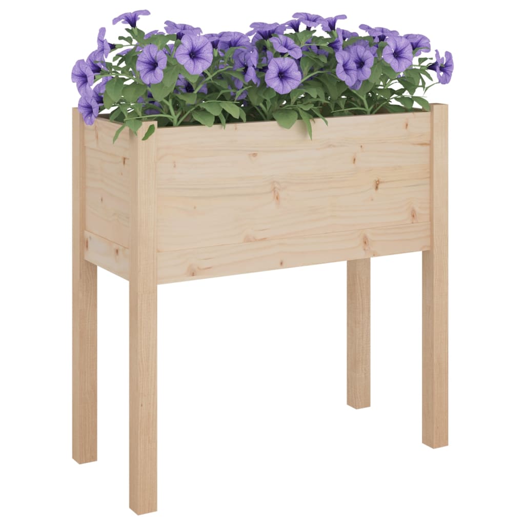 Plantenbak 70X31X70 Cm Massief Grenenhout