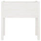 Plantenbak 70X31X70 Cm Massief Grenenhout Wit