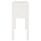 Plantenbak 70X31X70 Cm Massief Grenenhout Wit
