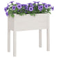 Plantenbak 70X31X70 Cm Massief Grenenhout Wit