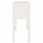 Plantenbakken 2 St 70X31X70 Cm Massief Grenenhout Wit