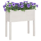 Plantenbakken 2 St 70X31X70 Cm Massief Grenenhout Wit