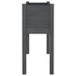 Plantenbak 70X31X70 Cm Massief Grenenhout Grijs