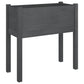 Plantenbakken 2 St 70X31X70 Cm Massief Grenenhout Grijs