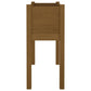 Plantenbak 70X31X70 Cm Massief Grenenhout Honingbruin