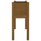 Plantenbakken 2 St 70X31X70 Cm Massief Grenenhout Honingbruin