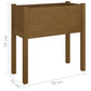 Plantenbakken 2 St 70X31X70 Cm Massief Grenenhout Honingbruin
