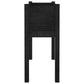 Plantenbakken 2 St 70X31X70 Cm Massief Grenenhout Zwart