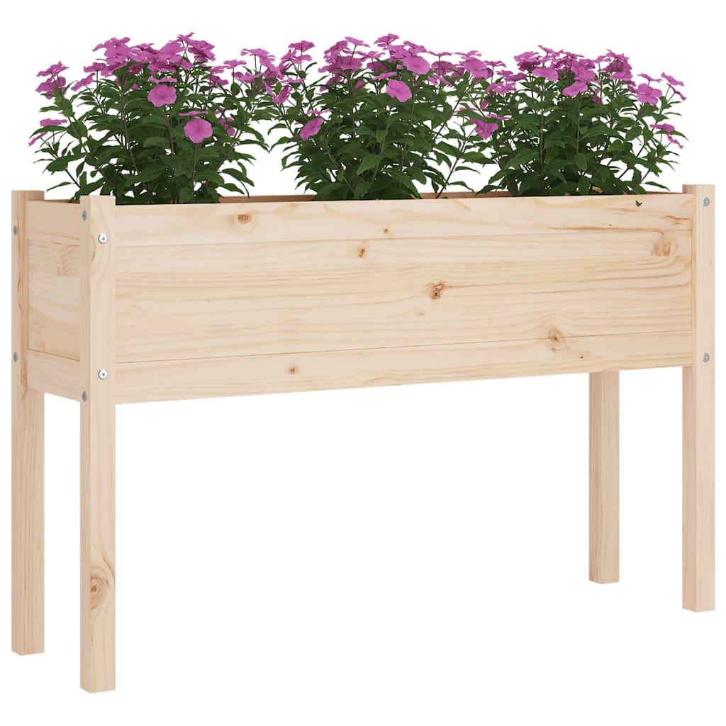 Plantenbak 110X31X70 Cm Massief Grenenhout