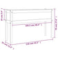 Plantenbak 110X31X70 Cm Massief Grenenhout