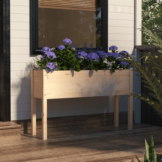 Plantenbak 110X31X70 Cm Massief Grenenhout