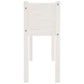 Plantenbak 110X31X70 Cm Massief Grenenhout Wit