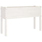 Plantenbakken 2 St 110X31X70 Cm Massief Grenenhout Wit
