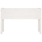 Plantenbakken 2 St 110X31X70 Cm Massief Grenenhout Wit