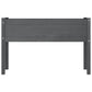 Plantenbak 110X31X70 Cm Massief Grenenhout Grijs